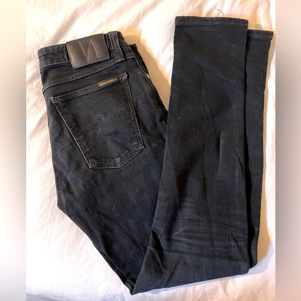 Black Nudie Jeans